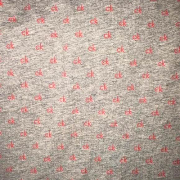VINTAGE Calvin Klein Gray Camisole with Red CK Logo - Size XL - Picture 3 of 5